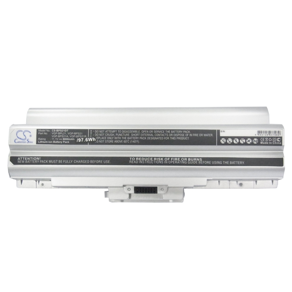 Cameron Sino CS-BPS21DT battery Sony VAIO label flat 97.6Wh