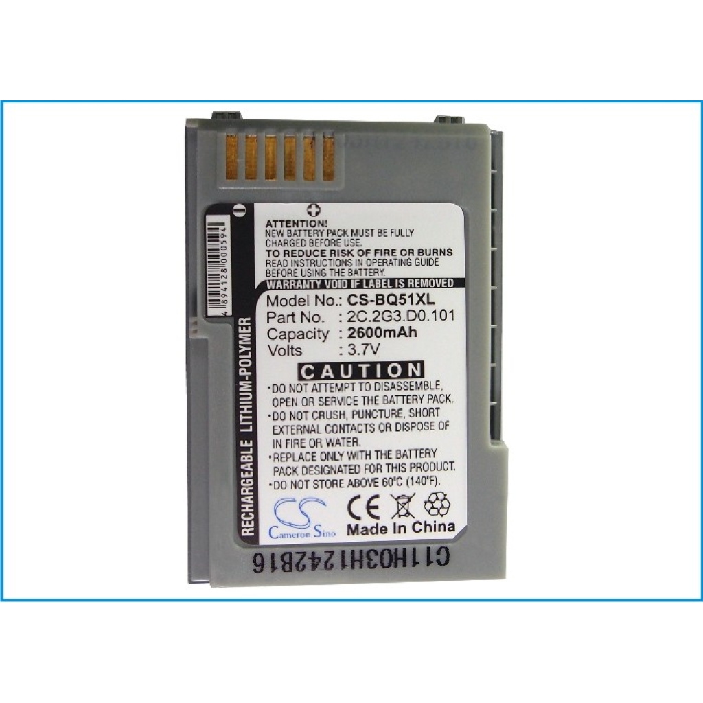 Battery compatible with BenQ-Siemens BenQ CS-BQ51XL