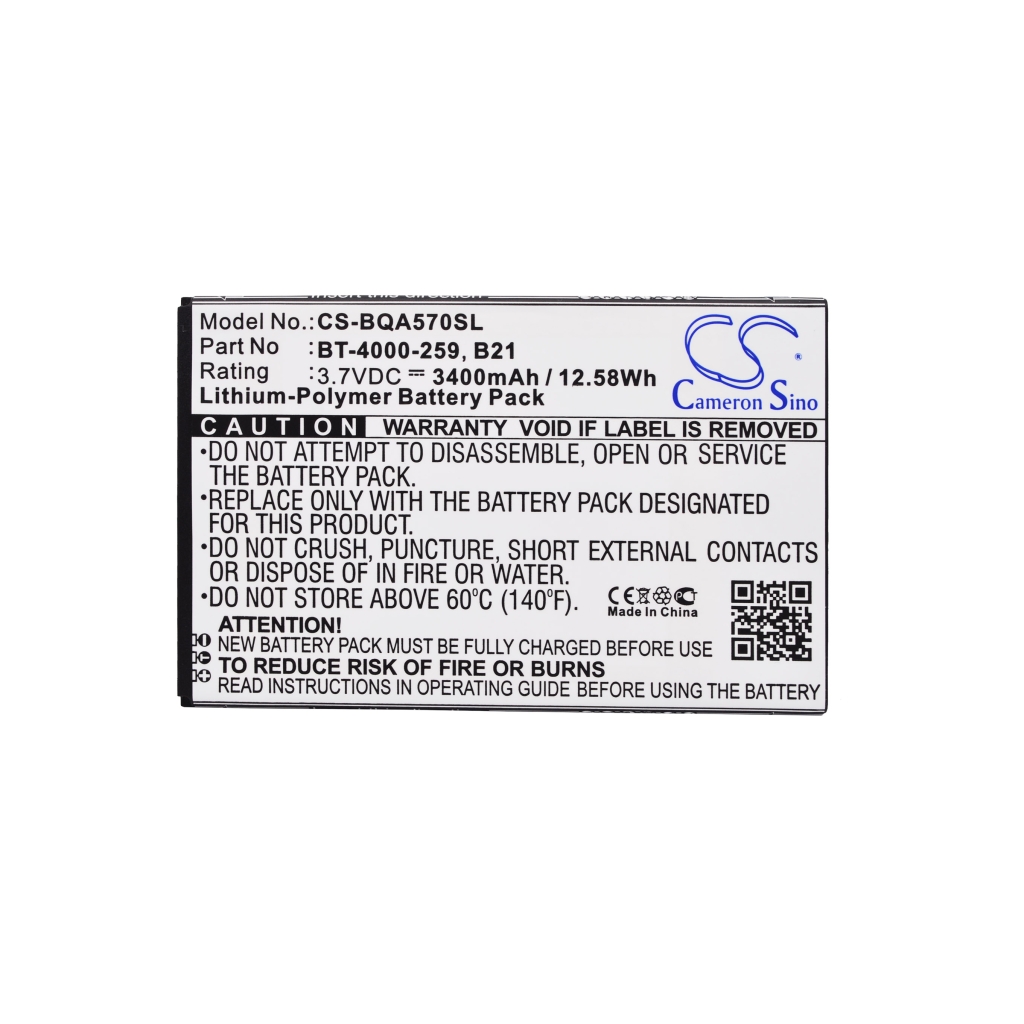 Battery compatible with Bq CS-BQA570SL