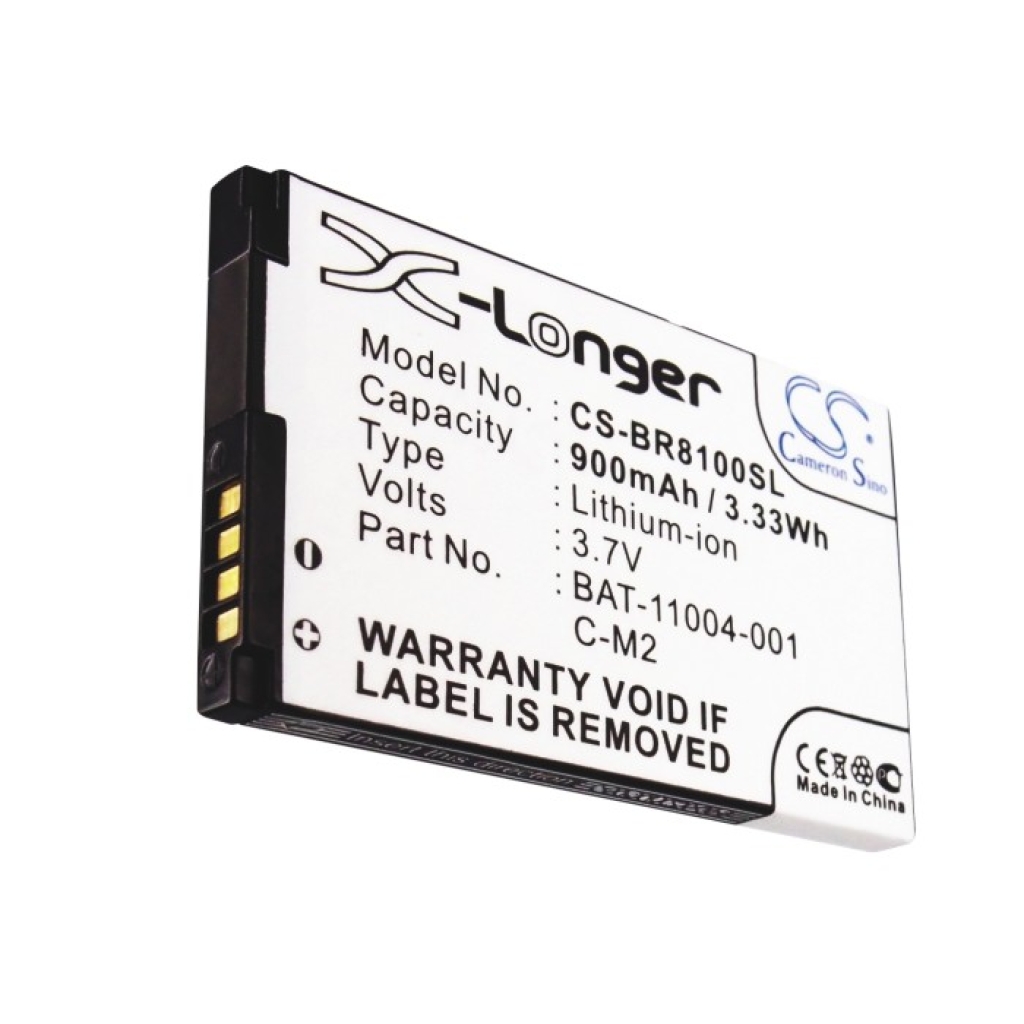 Battery compatible with Blackberry CS-BR8100SL