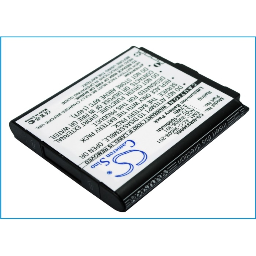 Battery compatible with Blackberry CS-BR9360SL