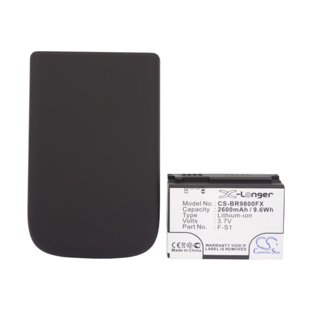 Battery compatible with Blackberry CS-BR9800FX