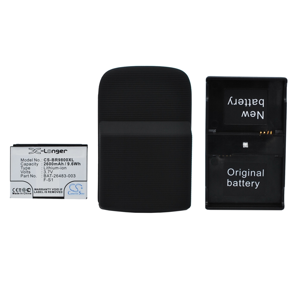 Battery compatible with Blackberry CS-BR9800XL