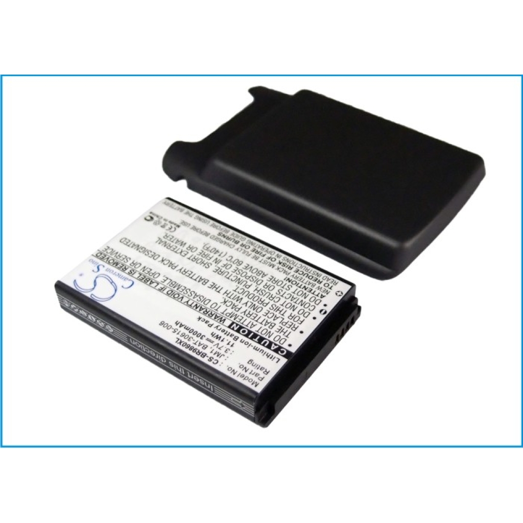 Battery compatible with Blackberry CS-BR9860XL