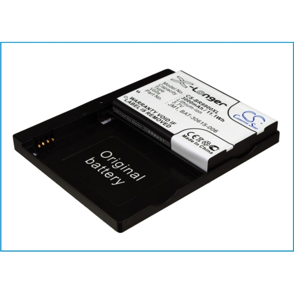 Battery compatible with Blackberry CS-BR9900XL