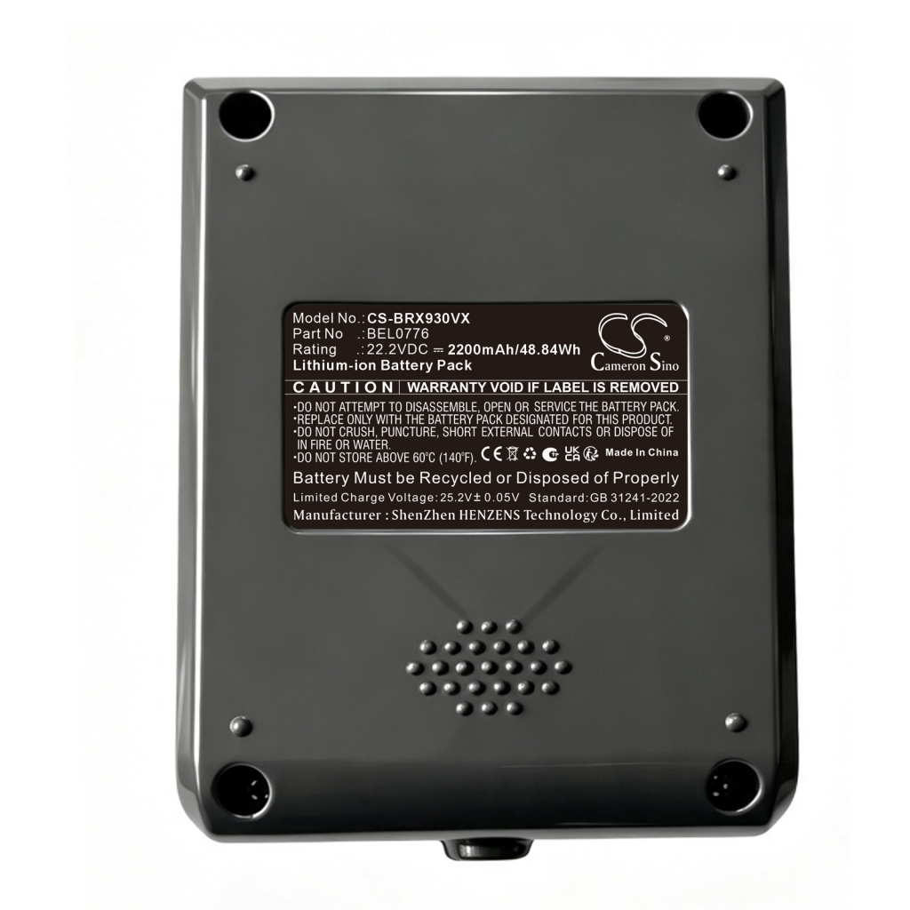 Batteries compatible with Beldray Airgility Vacuum Cleaner X93 CS-BRX930VX