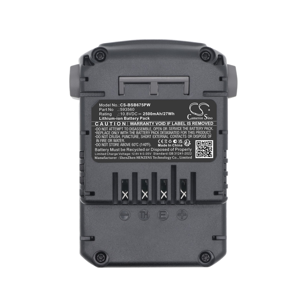 Battery compatible with Briggs & stratton CS-BSB675PW