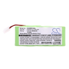 Compatible battery replacement for Somfy 710055,8781105908,8787335119,8787335122,9 500 005...