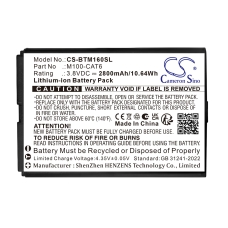 Compatible battery replacement for Benton M100-CAT6