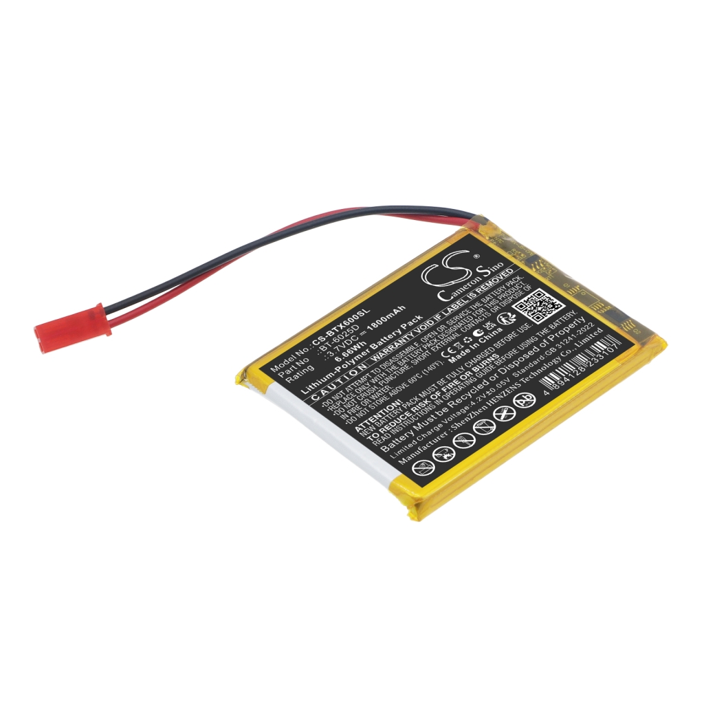 Batteries compatible with Bestemp X6 X6 CS-BTX600SL