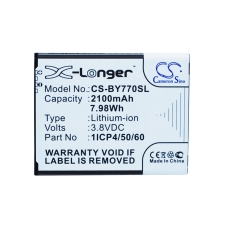 Compatible battery replacement for Beurer 1ICP4/50/60-210AR