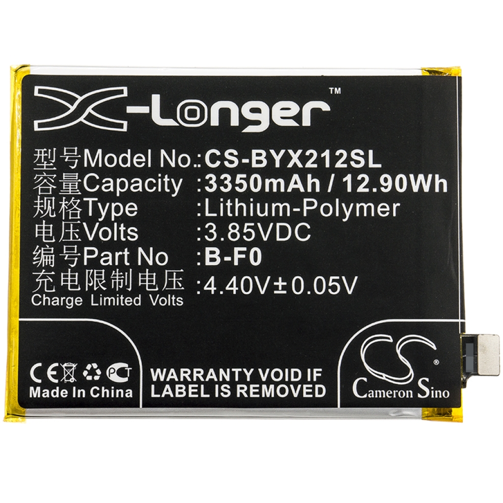 Battery compatible with BBK Vivo CS-BYX212SL
