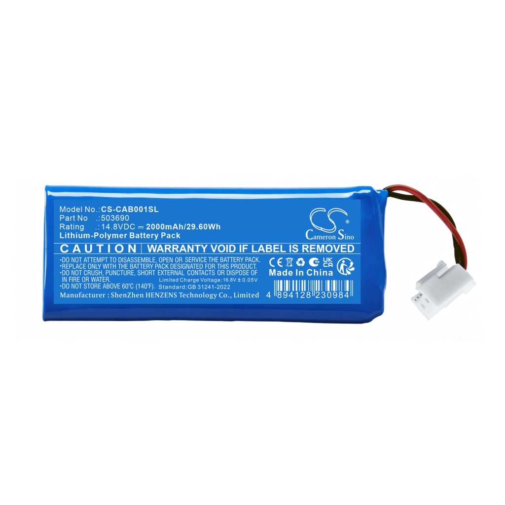 Battery compatible with Cobra CS-CAB001SL