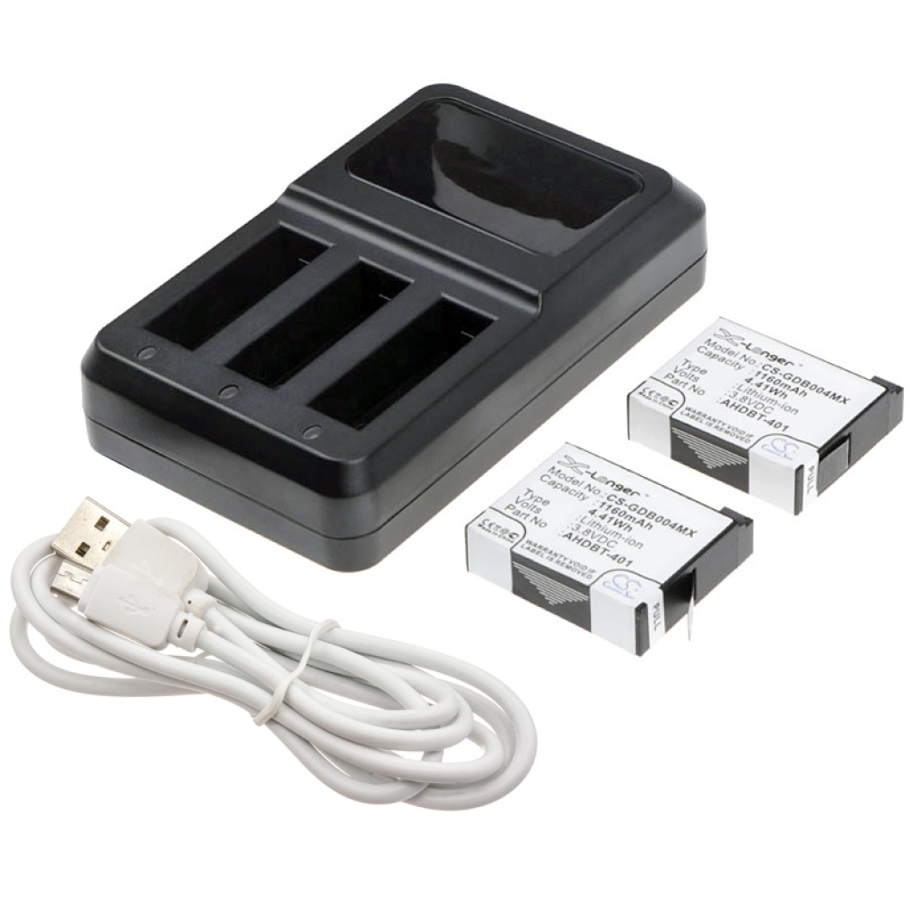 Battery compatible with Gopro CS-CB001