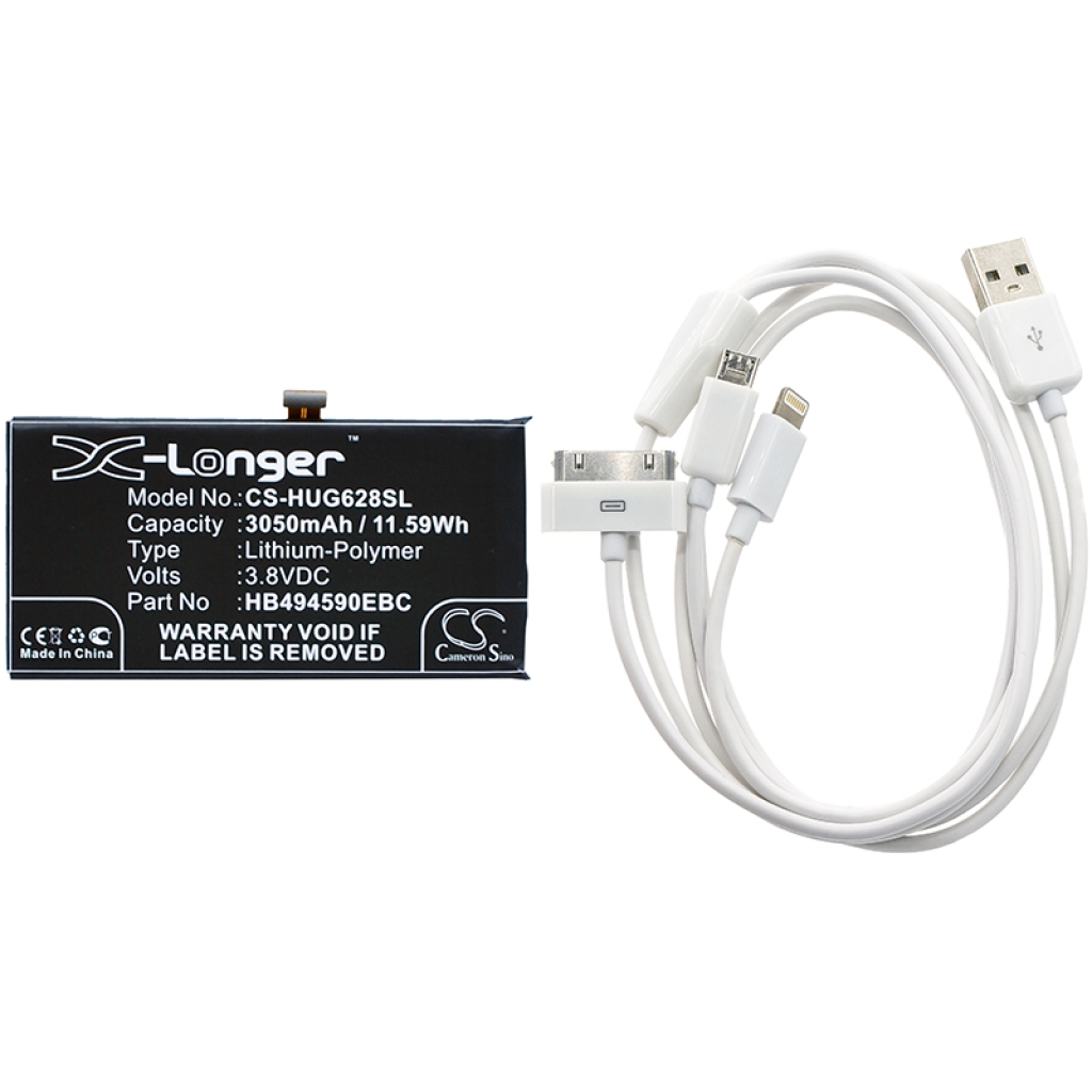 Compatible replacement for Huawei HB494590EBC