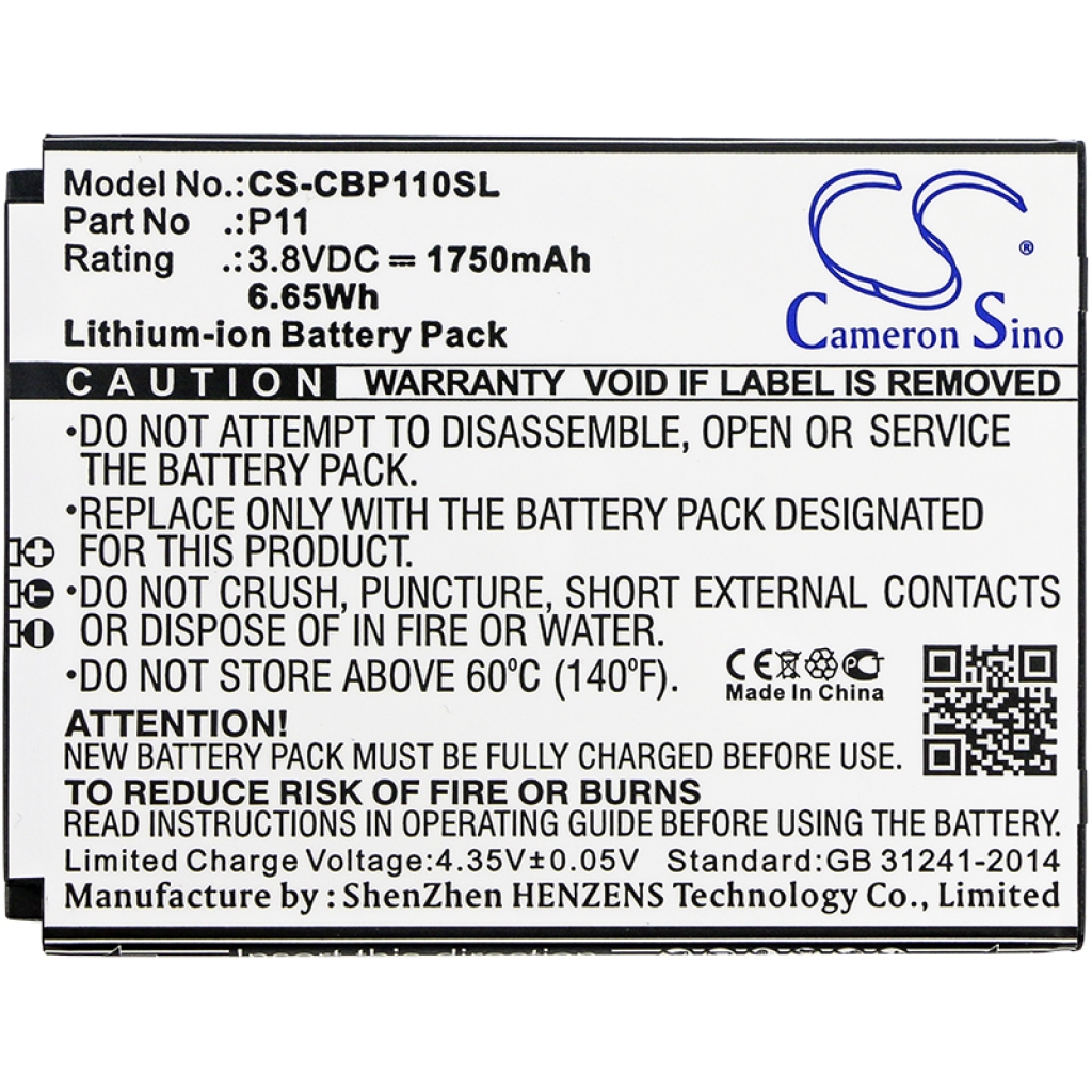 Battery compatible with Cubot CS-CBP110SL