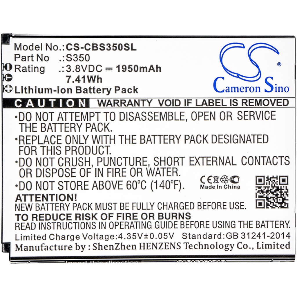 Mobile Phone Battery Cubot CS-CBS350SL