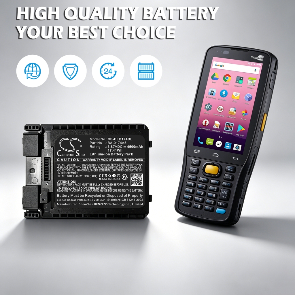 Cameron Sino CS-CLB174BL label 3.87V 4500mAh 17.41Wh