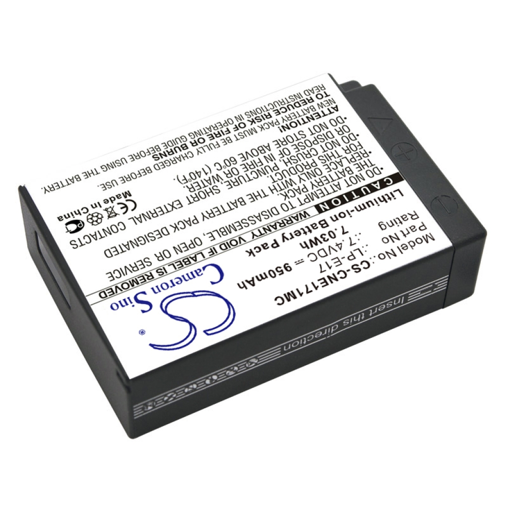 Battery compatible with Canon Saramonic CS-CNE171MC