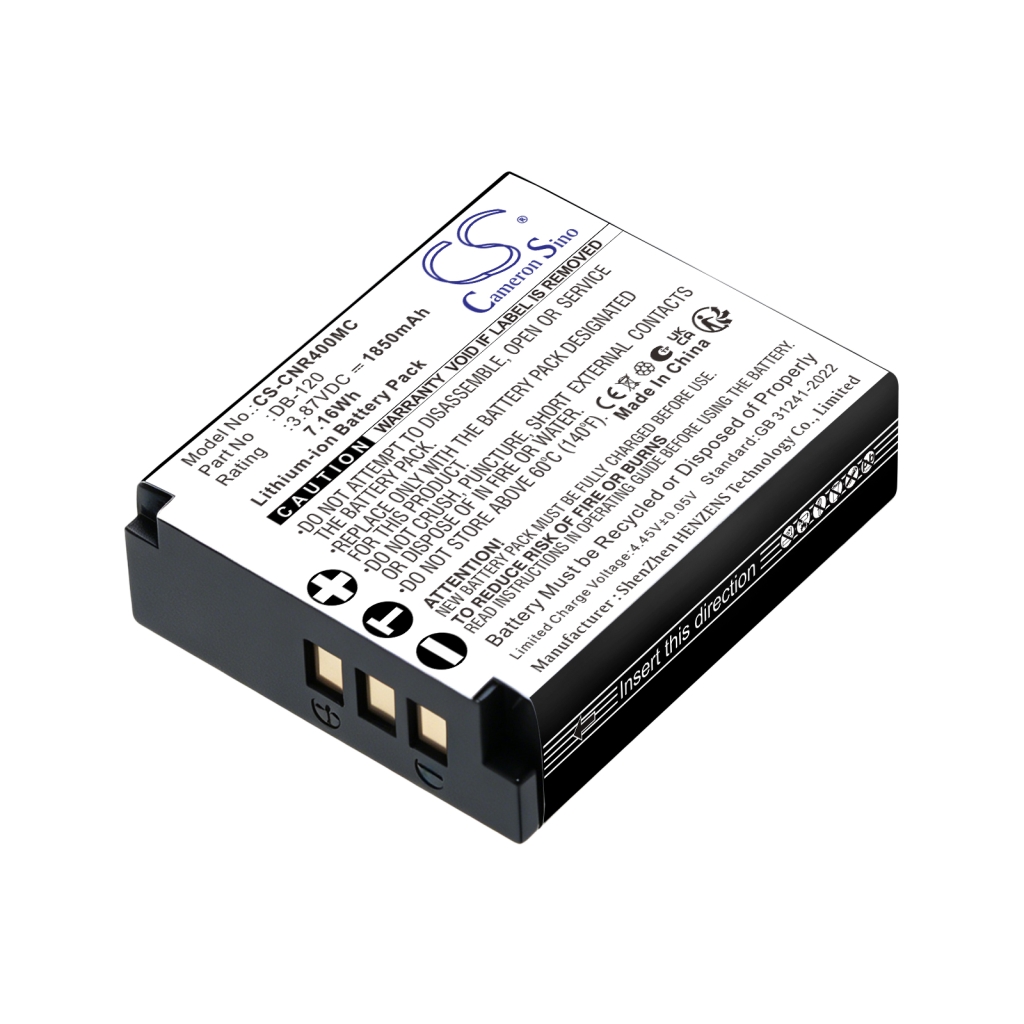 Battery compatible with Ricoh CS-CNR400MC