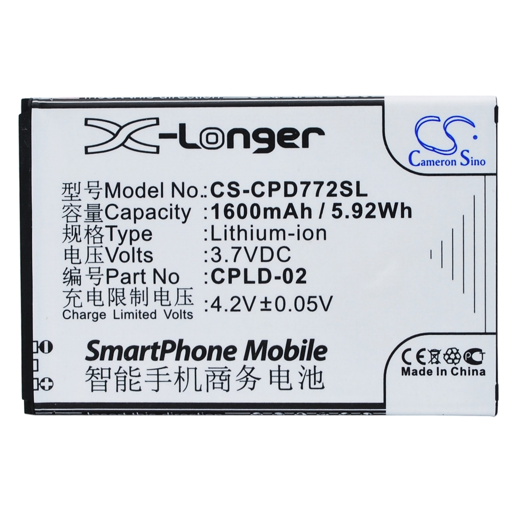 Battery for Coolpad 7728