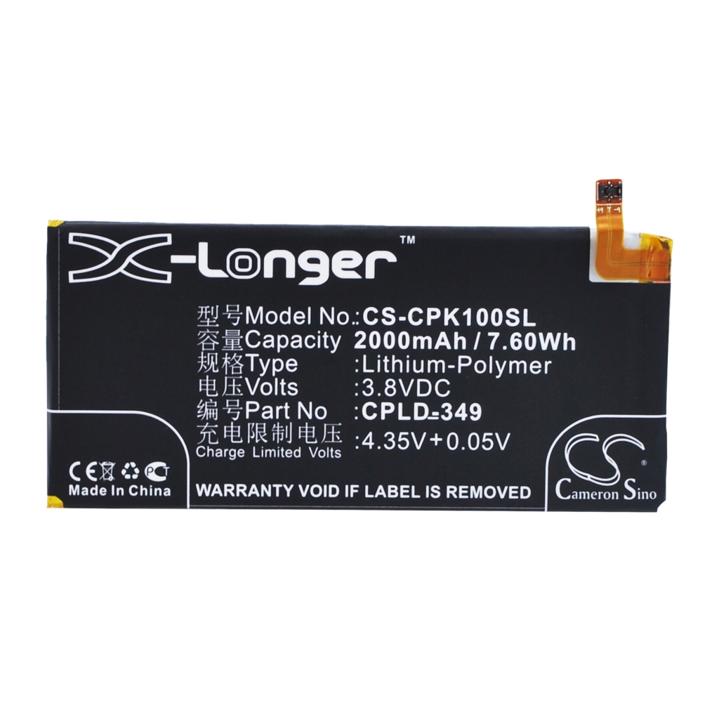 Battery for Coolpad ivvi K1-NT