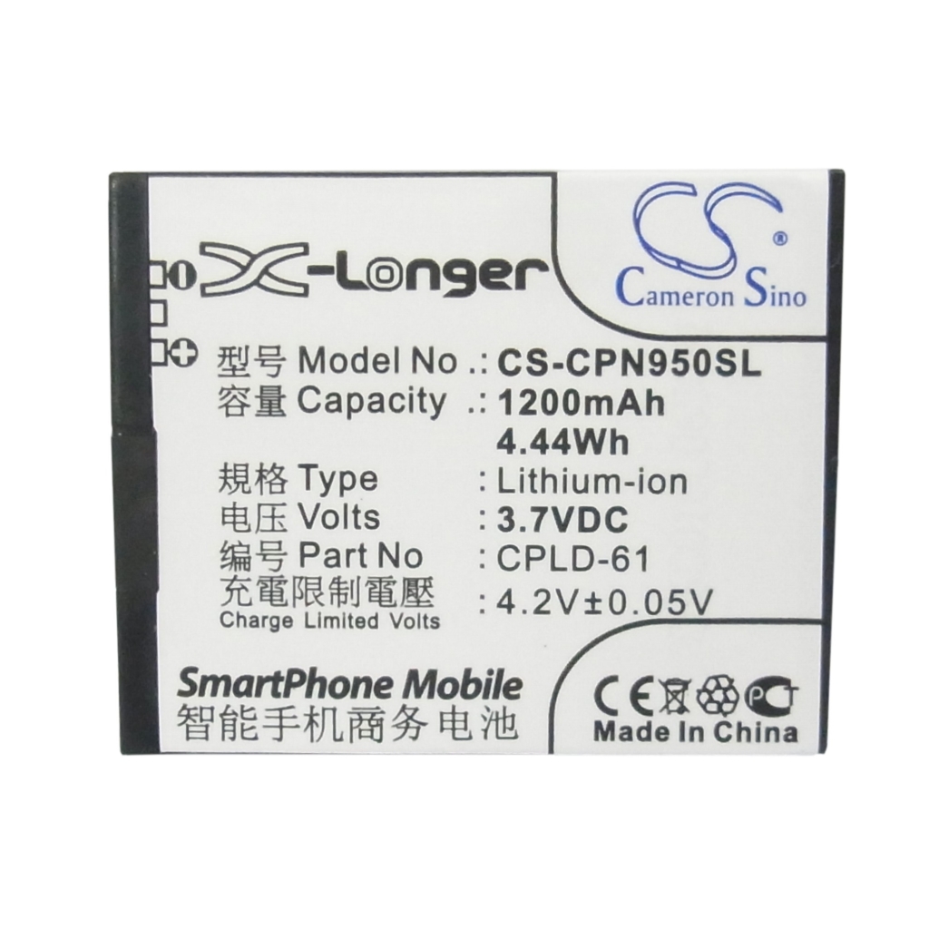 Battery compatible with Coolpad CS-CPN950SL