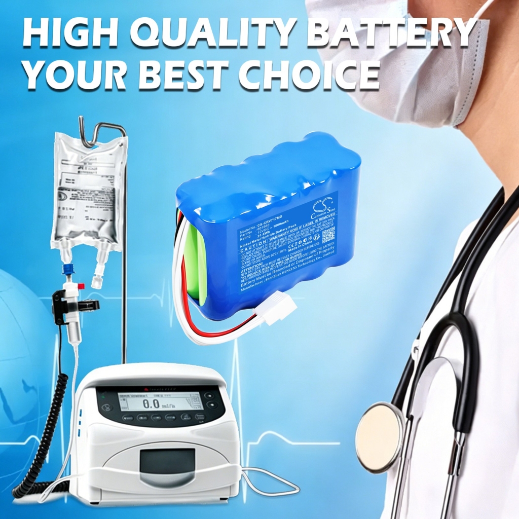 Battery for Codan Argus infusion pump A717V