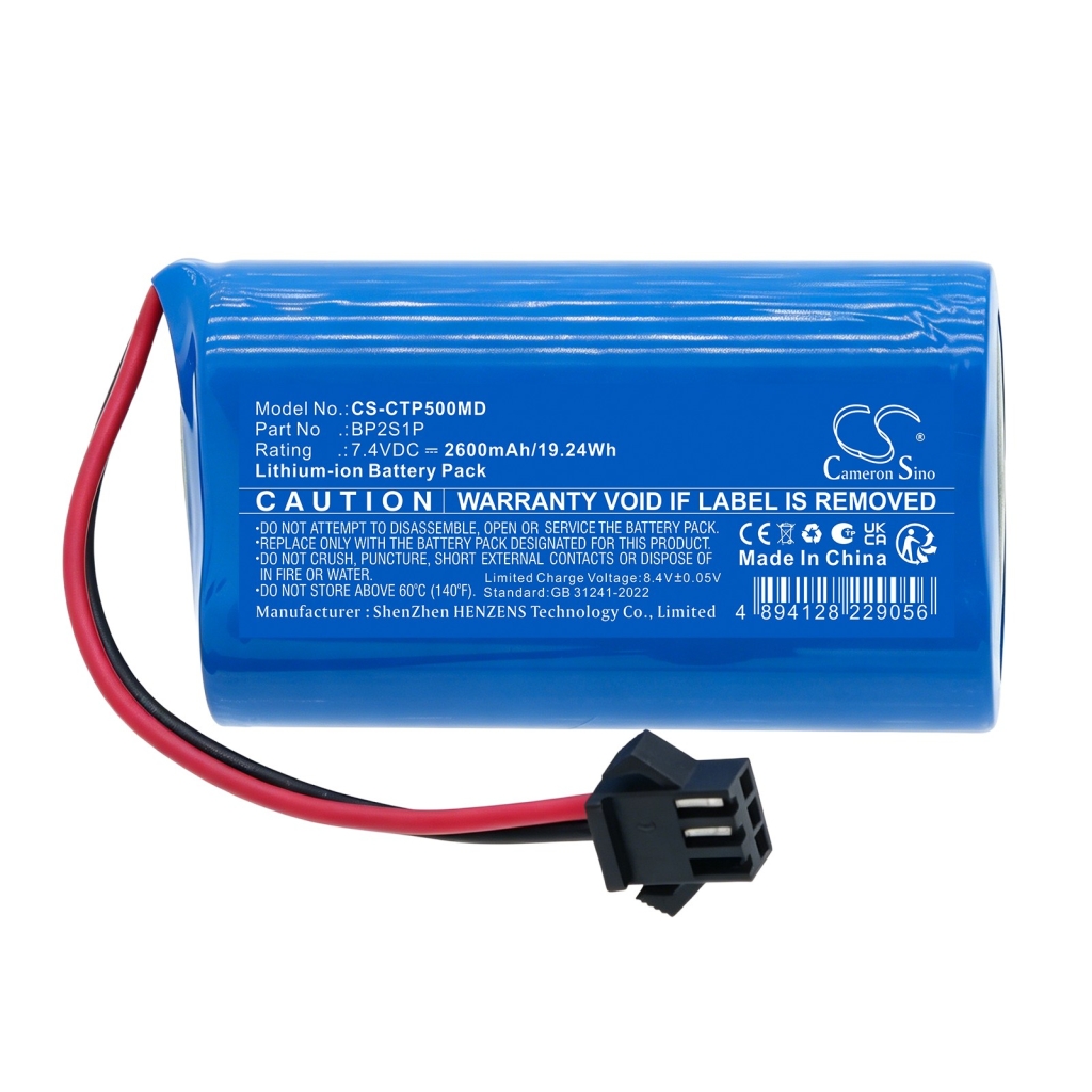 Battery compatible with Contec CS-CTP500MD