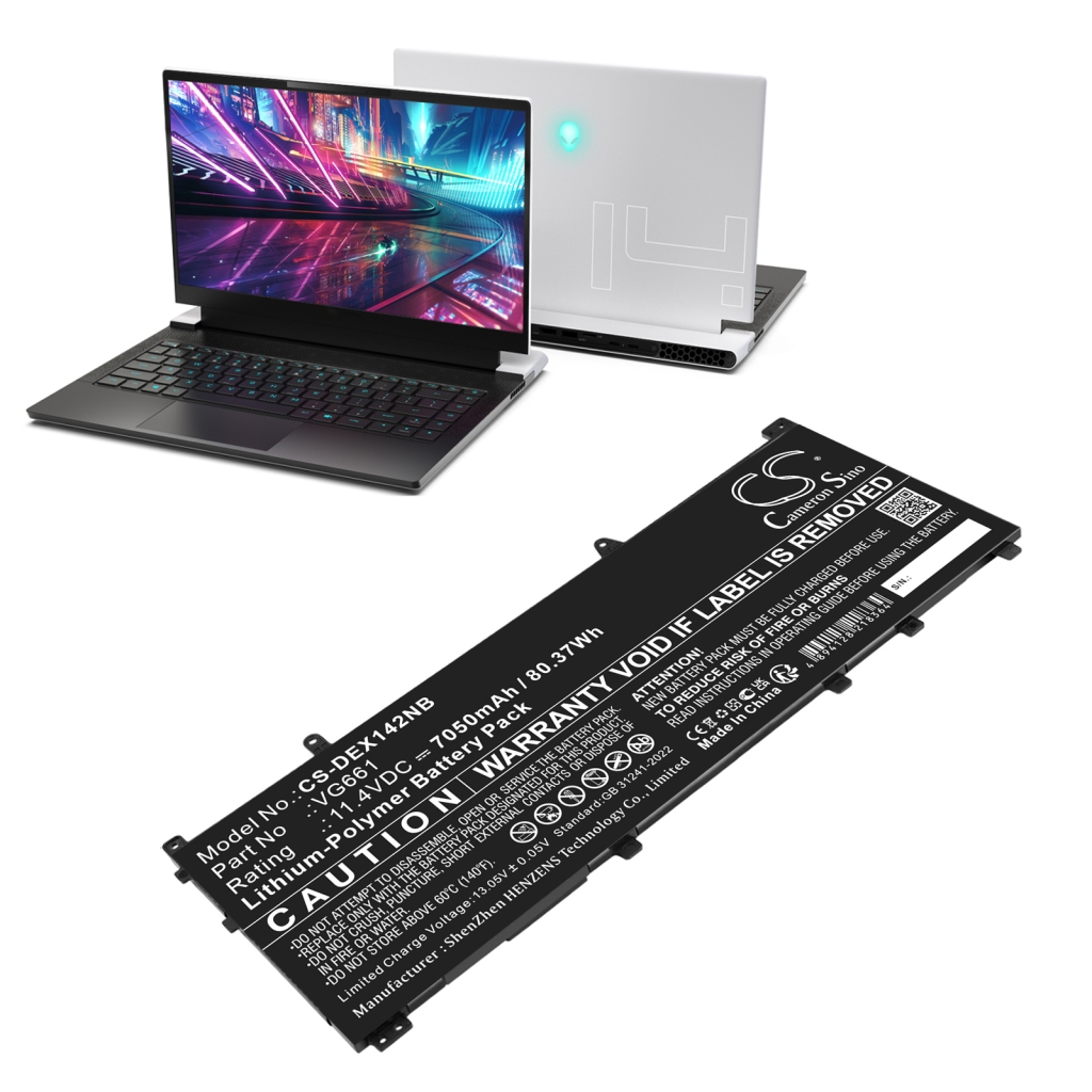 Notebook battery DELL Alienware X14 R2