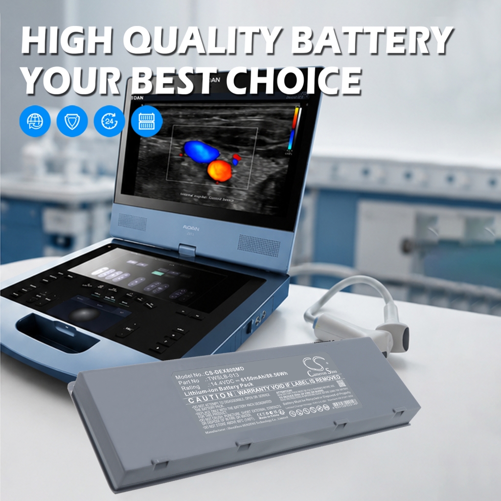 Battery compatible with Edan CS-DEX800MD