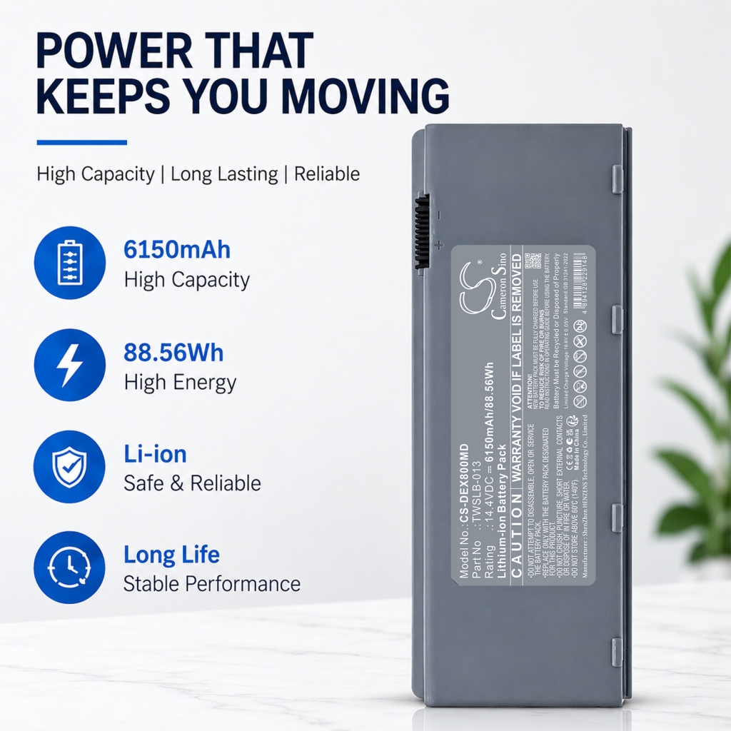 Battery compatible with Edan CS-DEX800MD