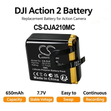 Compatible battery replacement for Dji BCX103-650MAH-7.7V