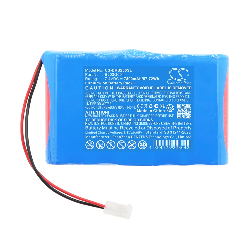Battery compatible with Deviser CS-DRS250SL