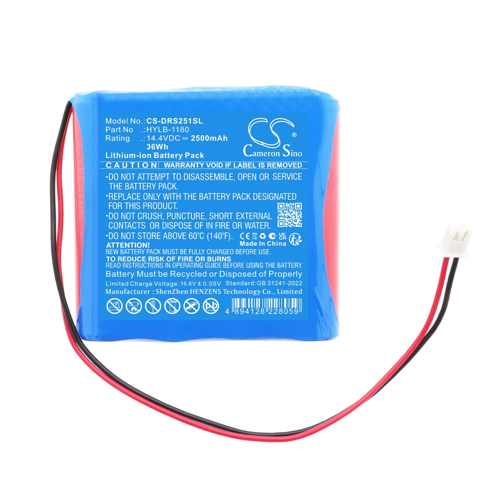Battery compatible with Deviser CS-DRS251SL
