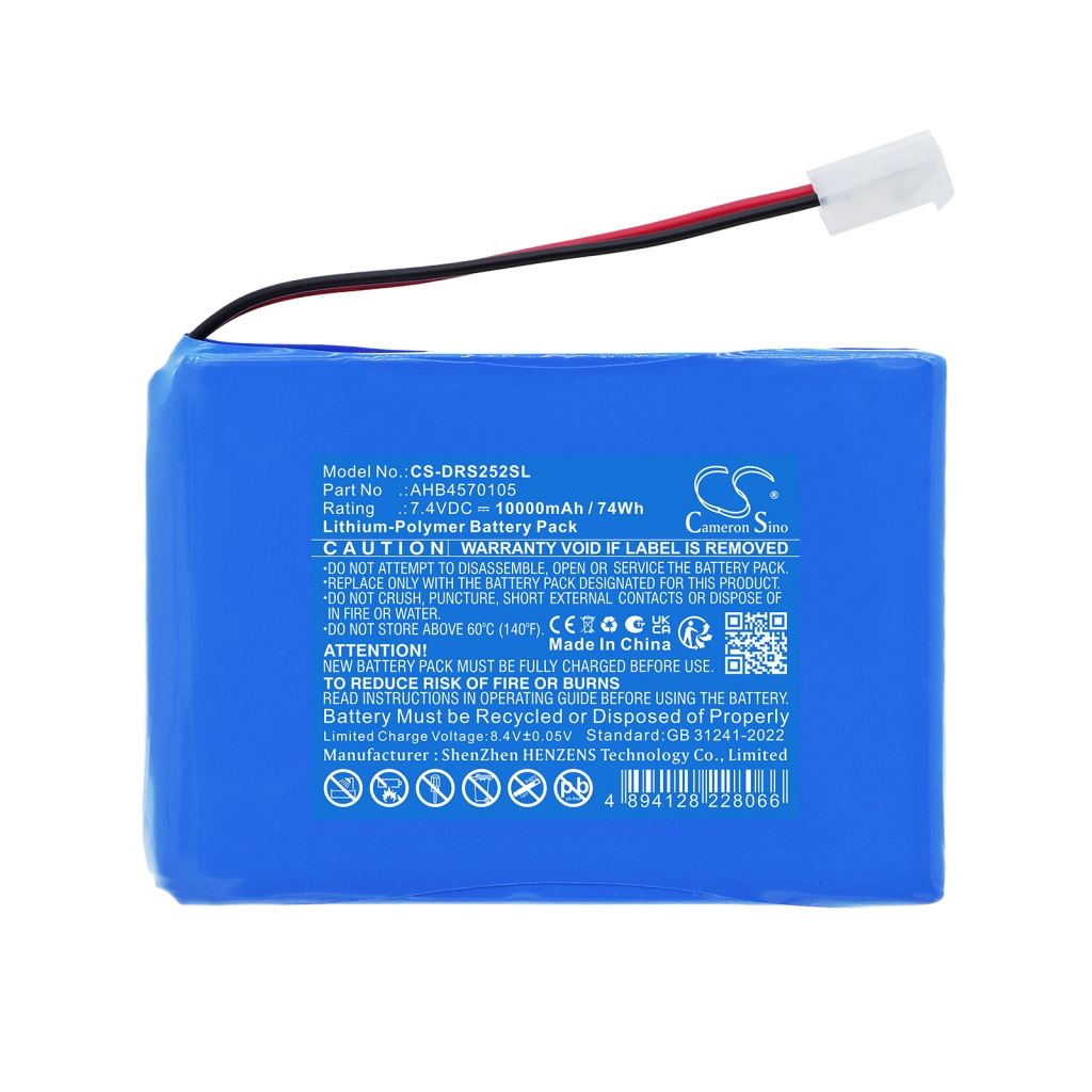 Battery compatible with Deviser CS-DRS252SL