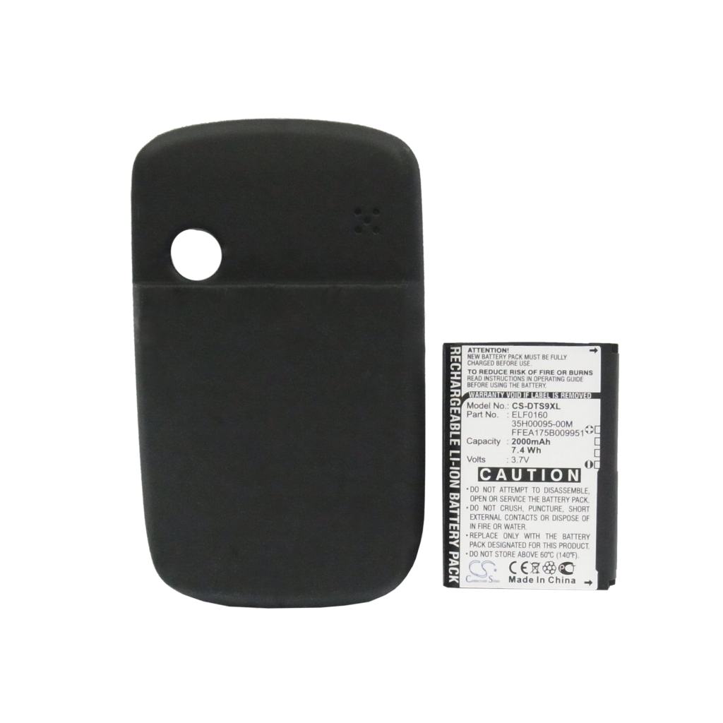 Battery compatible with Verizon HTC Sprint Utstarcom CS-DTS9XL