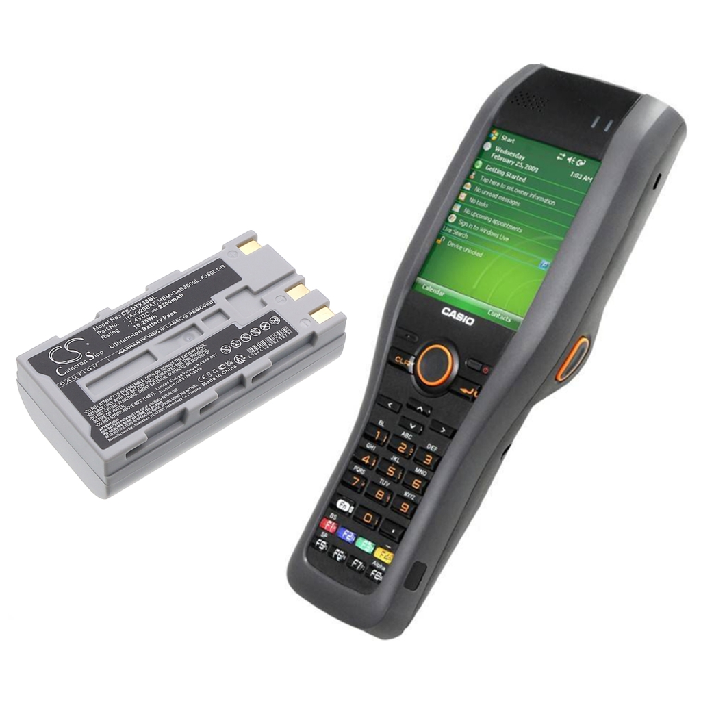 Battery compatible with Casio Hioki CS-DTX30BL