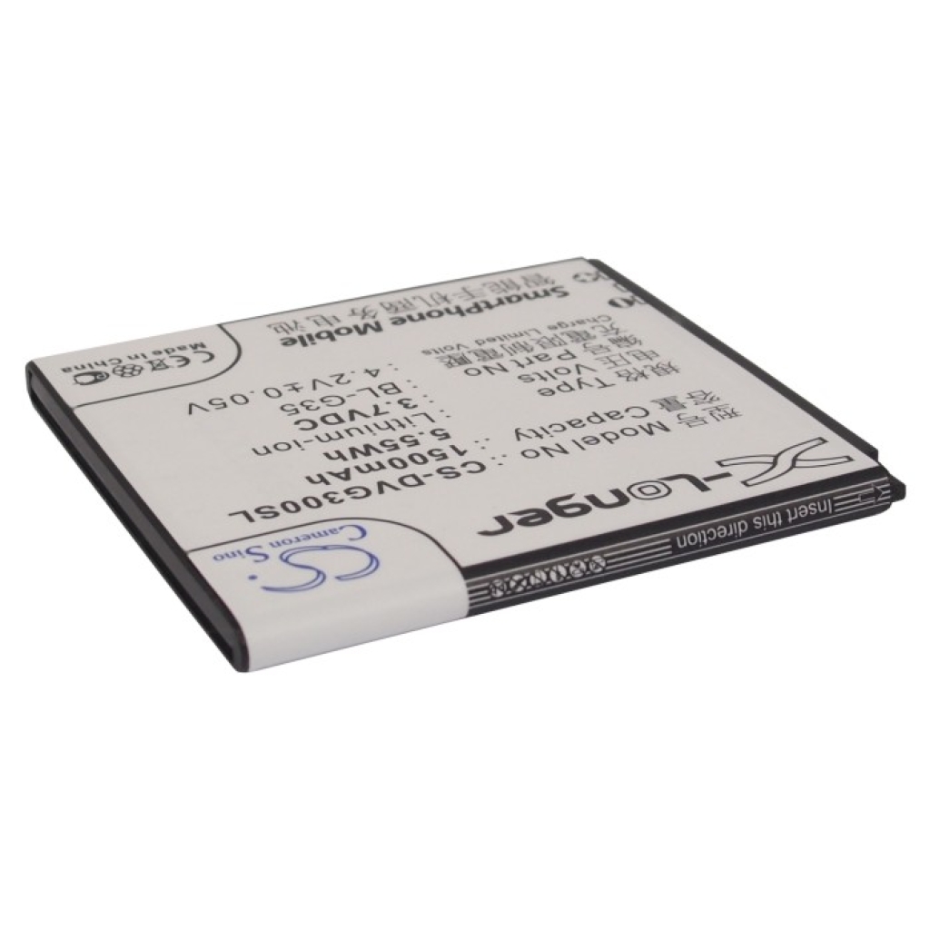 Battery compatible with DOOV CS-DVG300SL