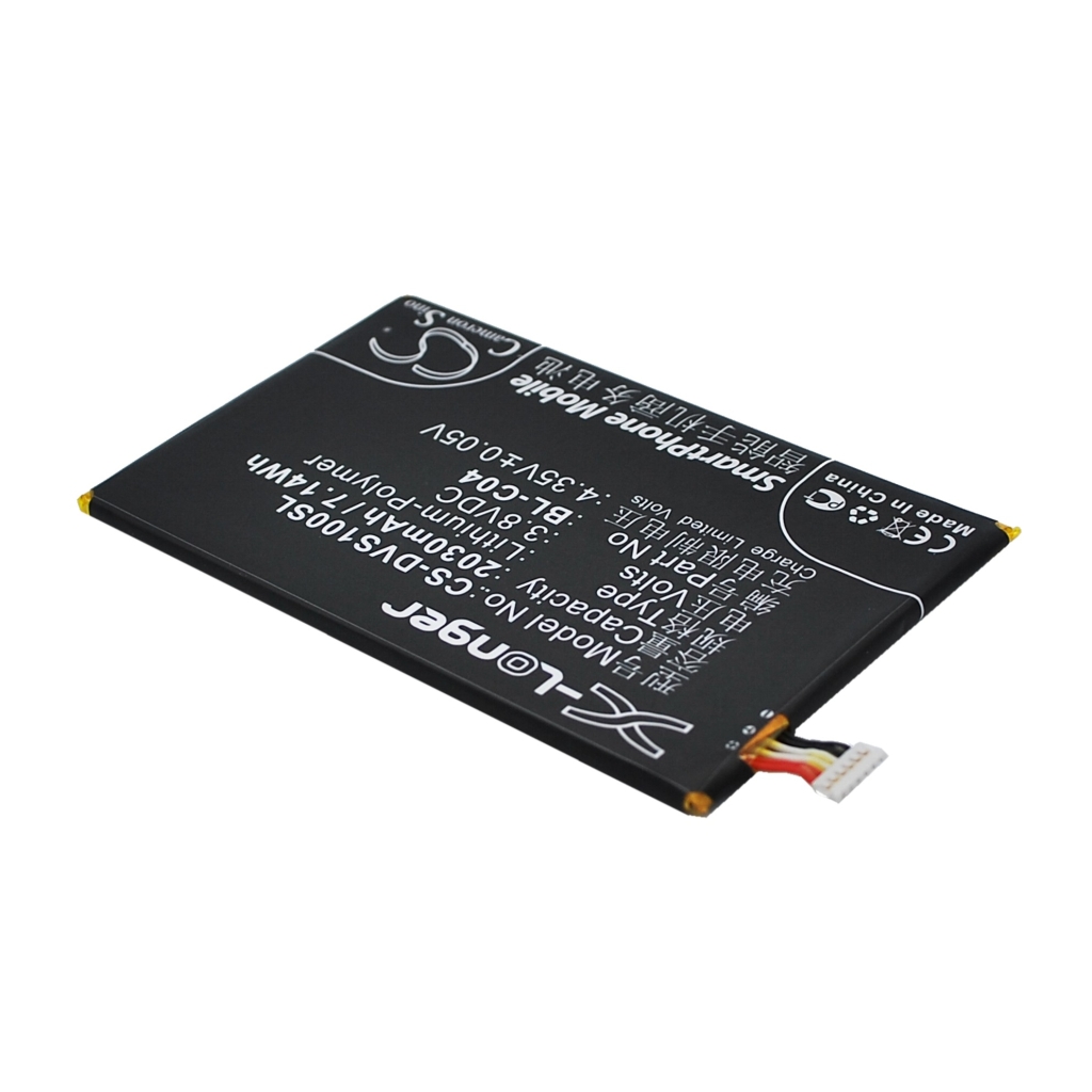 Battery compatible with DOOV CS-DVS100SL
