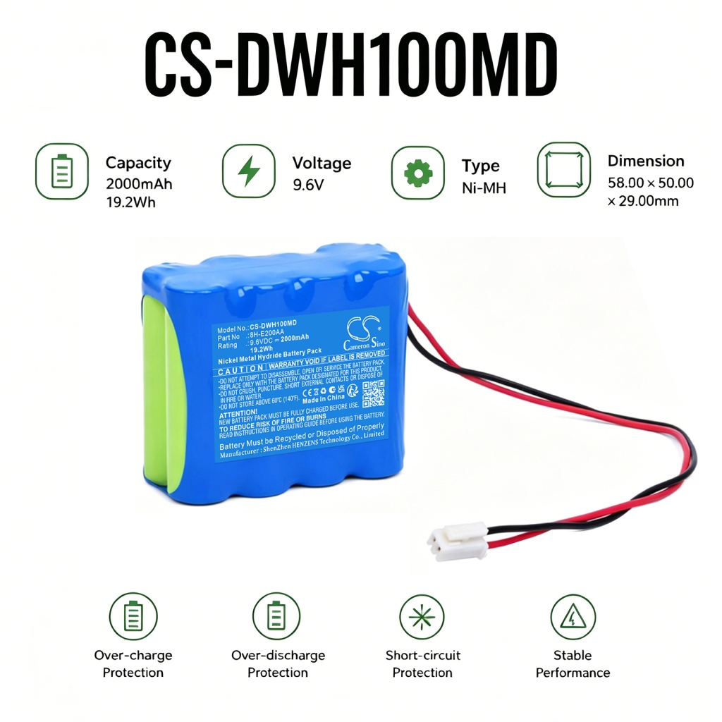 Battery compatible with Daiwha CS-DWH100MD