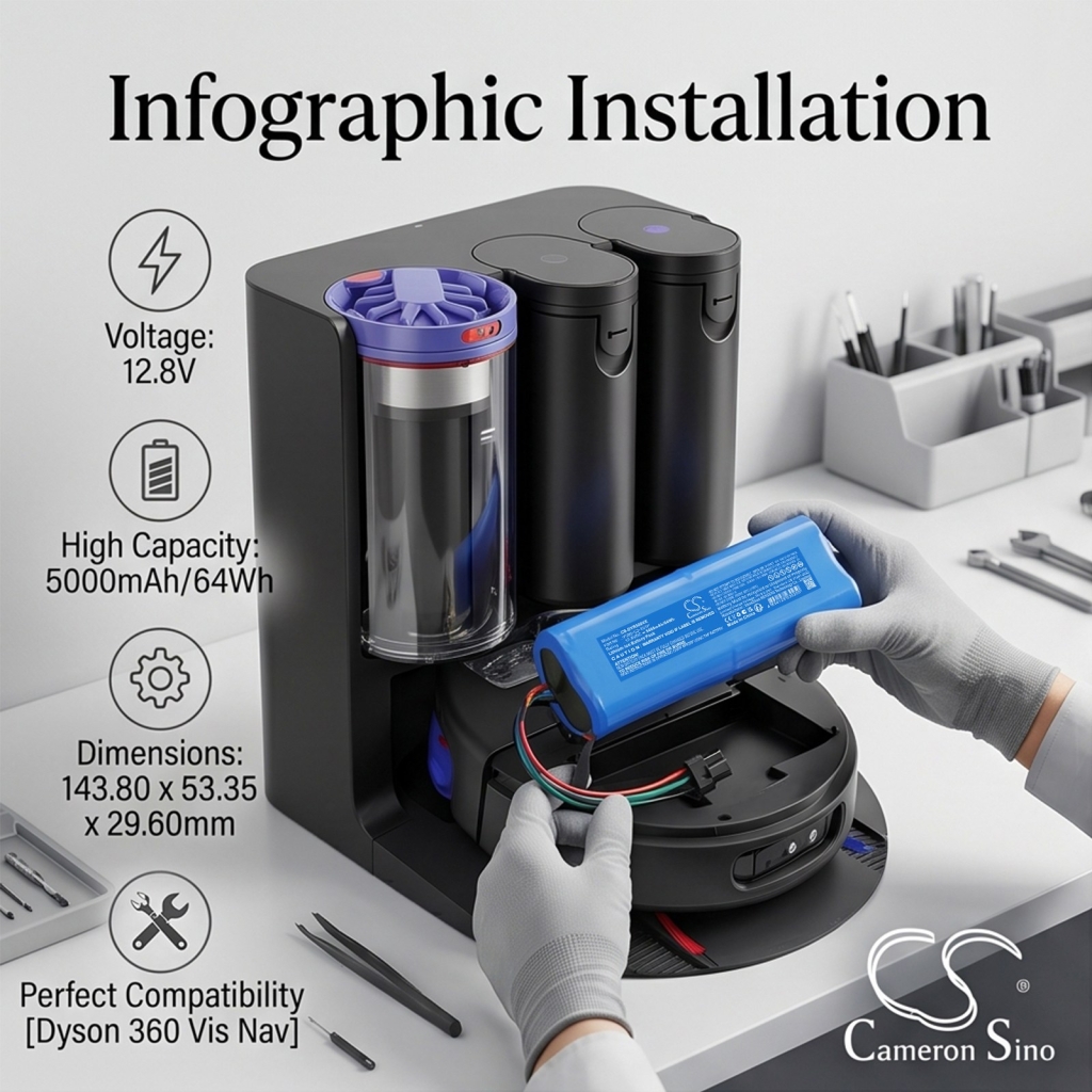 Battery compatible with Dyson CS-DYR500VX