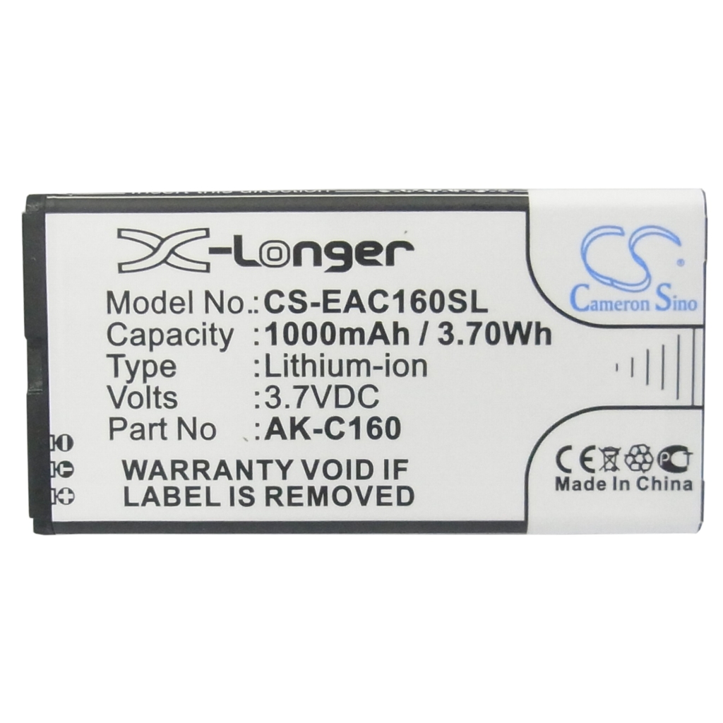 Battery compatible with Emporia CS-EAC160SL