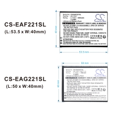 Compatible battery replacement for Emporia AK-V221-4G(V1.0)