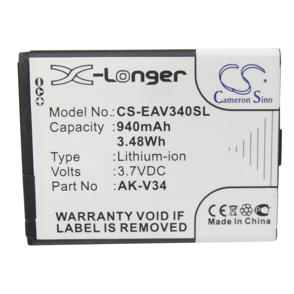 Battery compatible with Emporia CS-EAV340SL