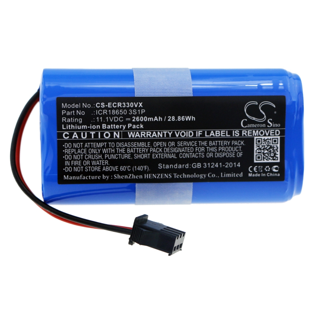 Compatible battery replacement for Dora ICR18650 3S1P