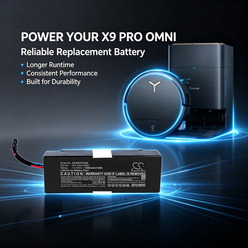 Battery compatible with Ecovacs Yeedi CS-EDT510VX