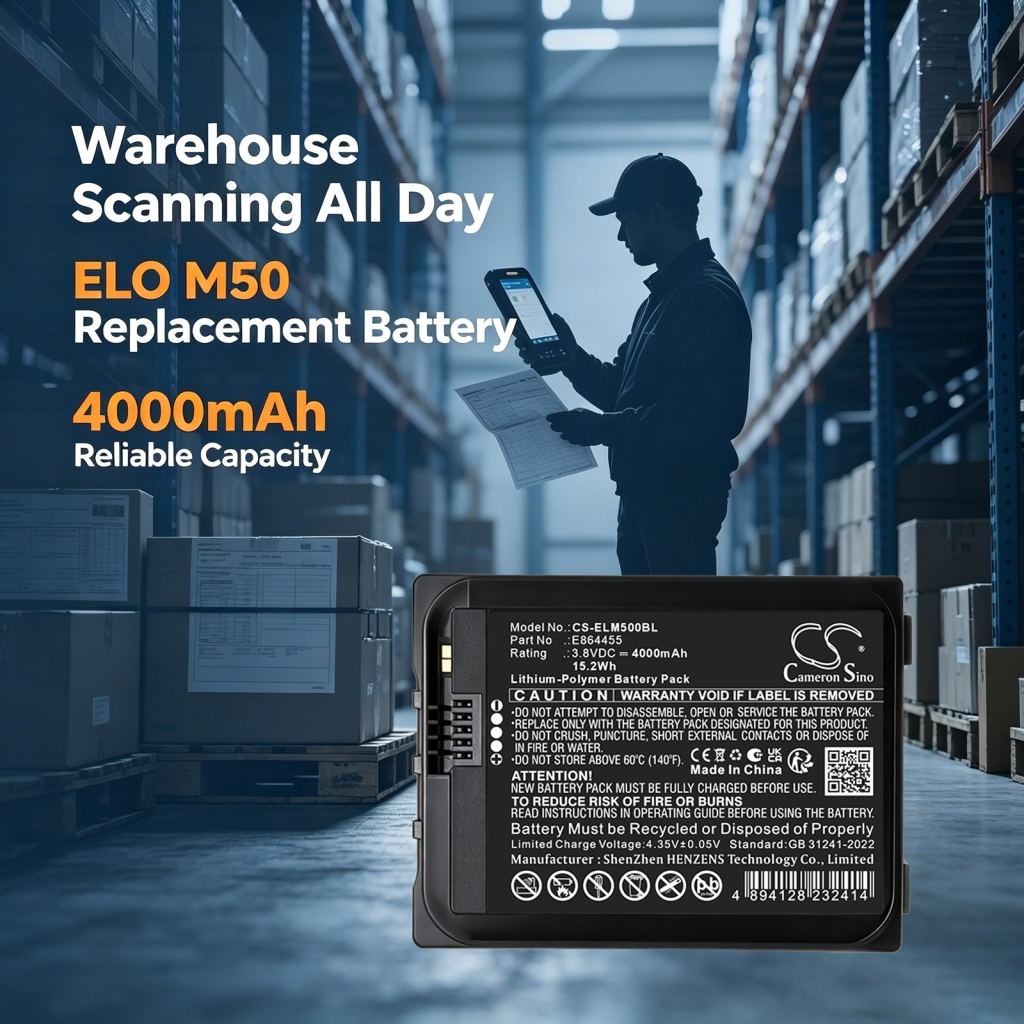 Batteries compatible with ELO M50 M50 CS-ELM500BL