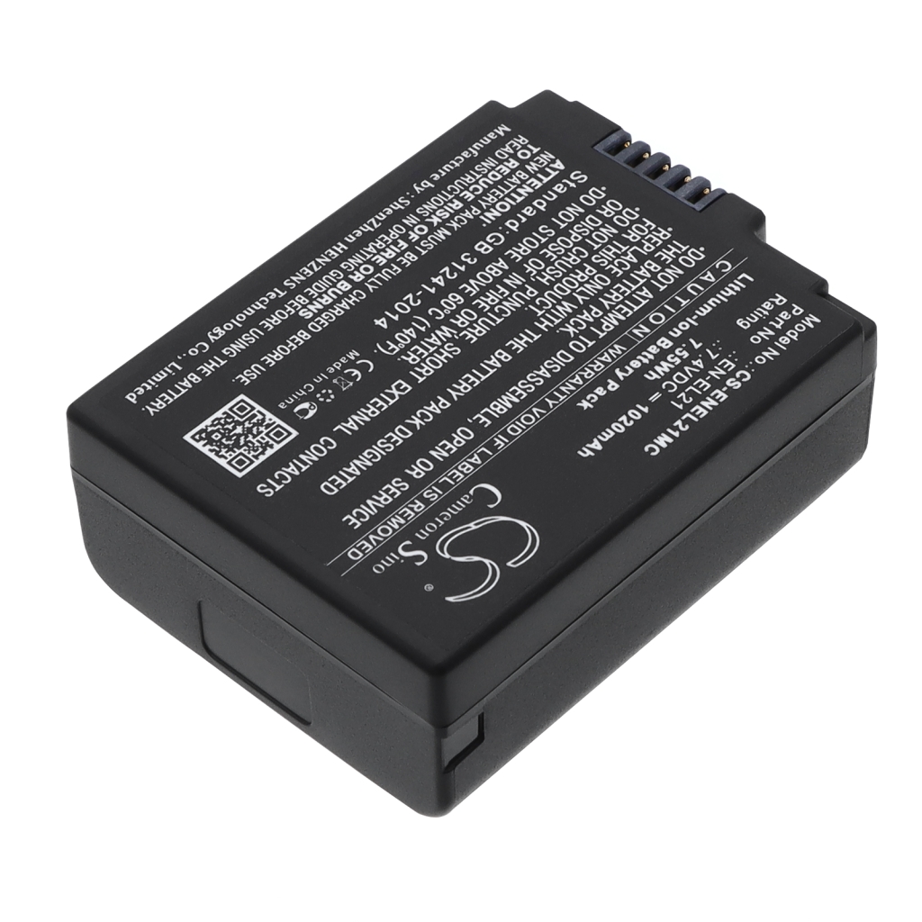 Battery compatible with Nikon CS-ENEL21MC