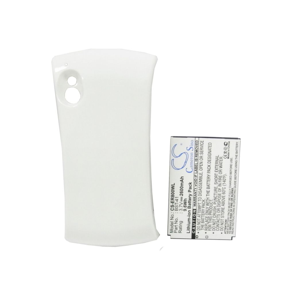 Battery compatible with Sony Ericsson CS-ER800WL